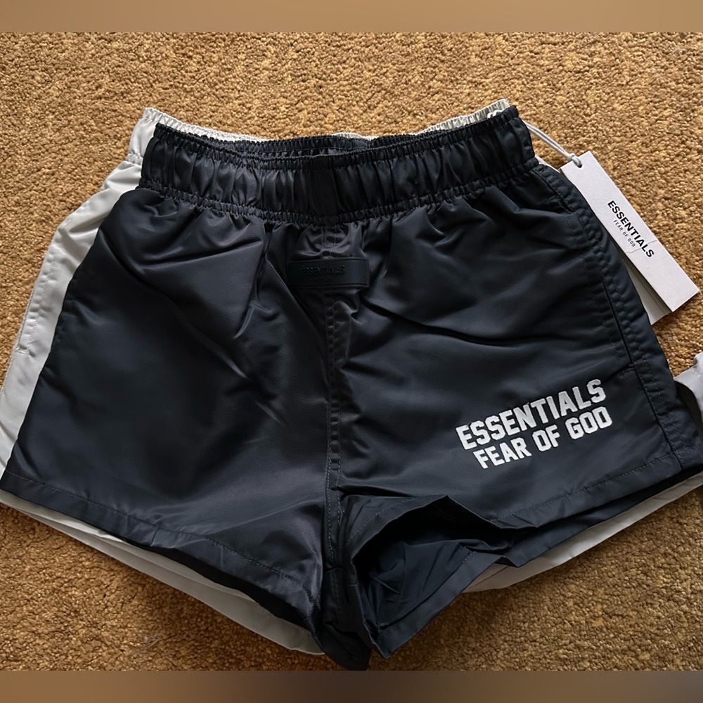 ❌SOLD❌Essentials Fear of God black running shorts